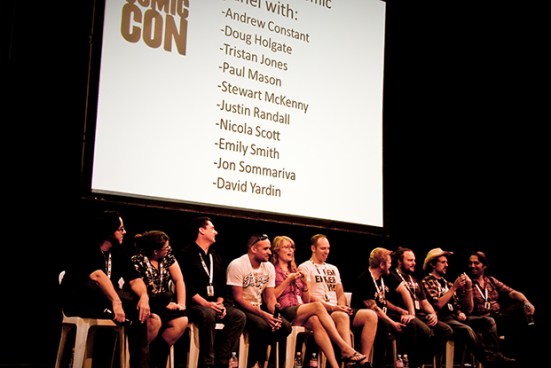 The Aussies in Comics Panel