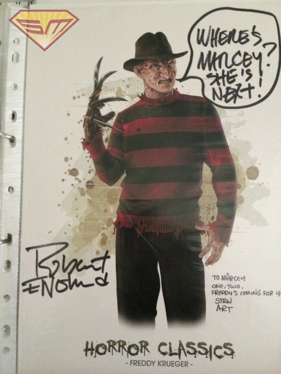 Marceys Robert Englund Autograph