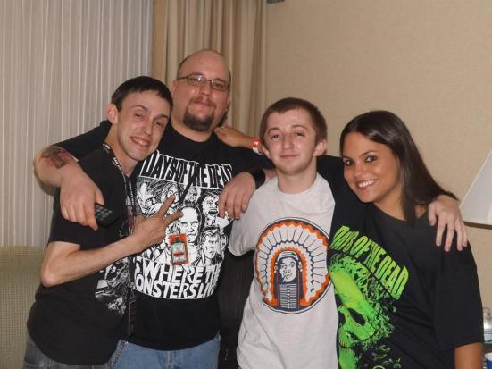 Me, Molesworth, Jamie and Caleb Guss